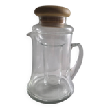 Borosilicate glass pitcher with infuser and wooden lid #PIMR