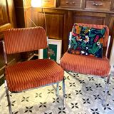 Pair of revalued armchairs