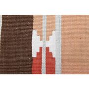 1970s Vintage Turkish Hand-Knotted Wool Cotton Orange Runner Rug 85389