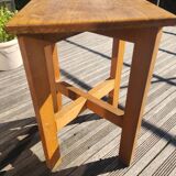 1950s wooden reconstruction stool