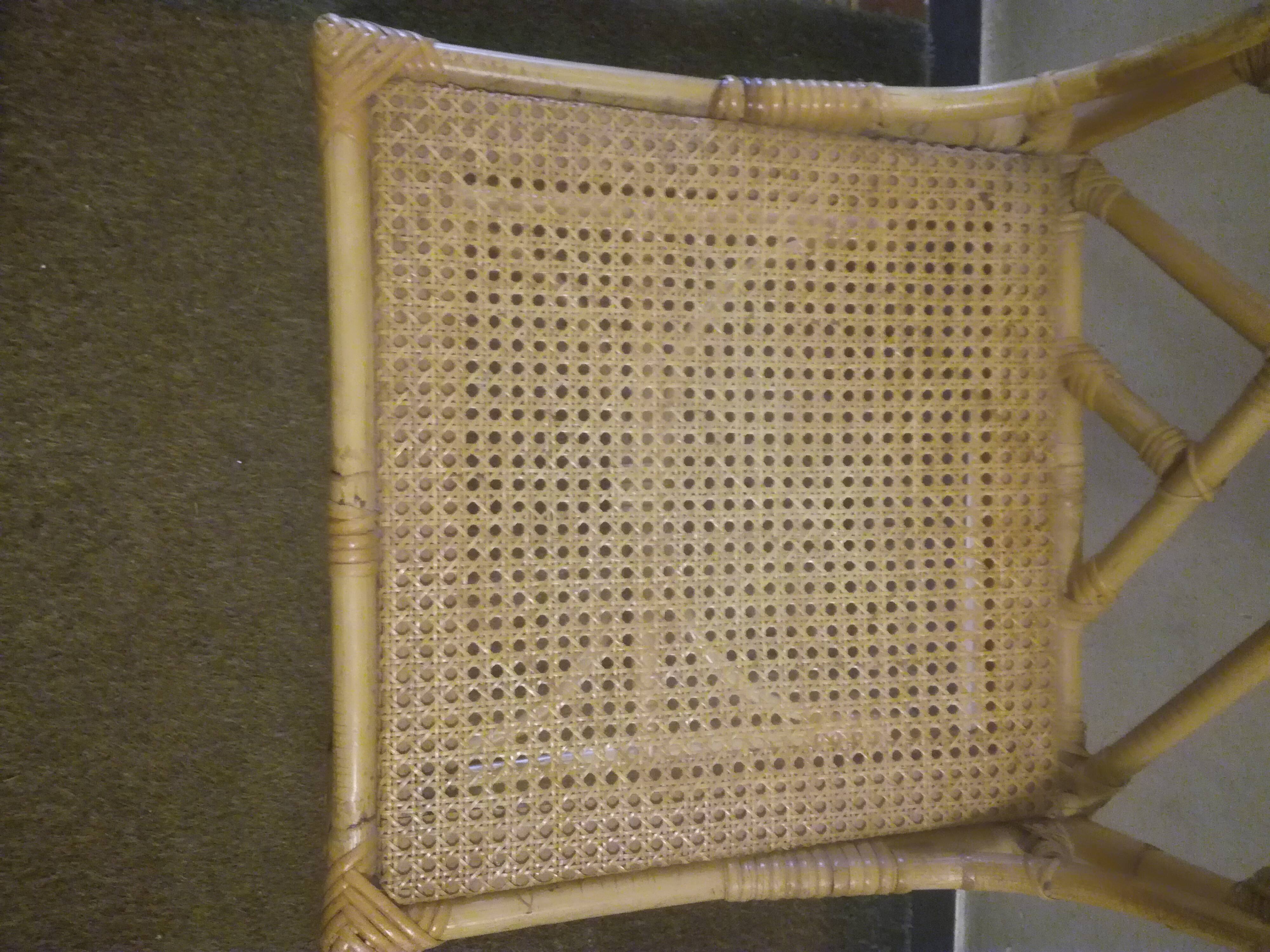 Rattan chair vintage home