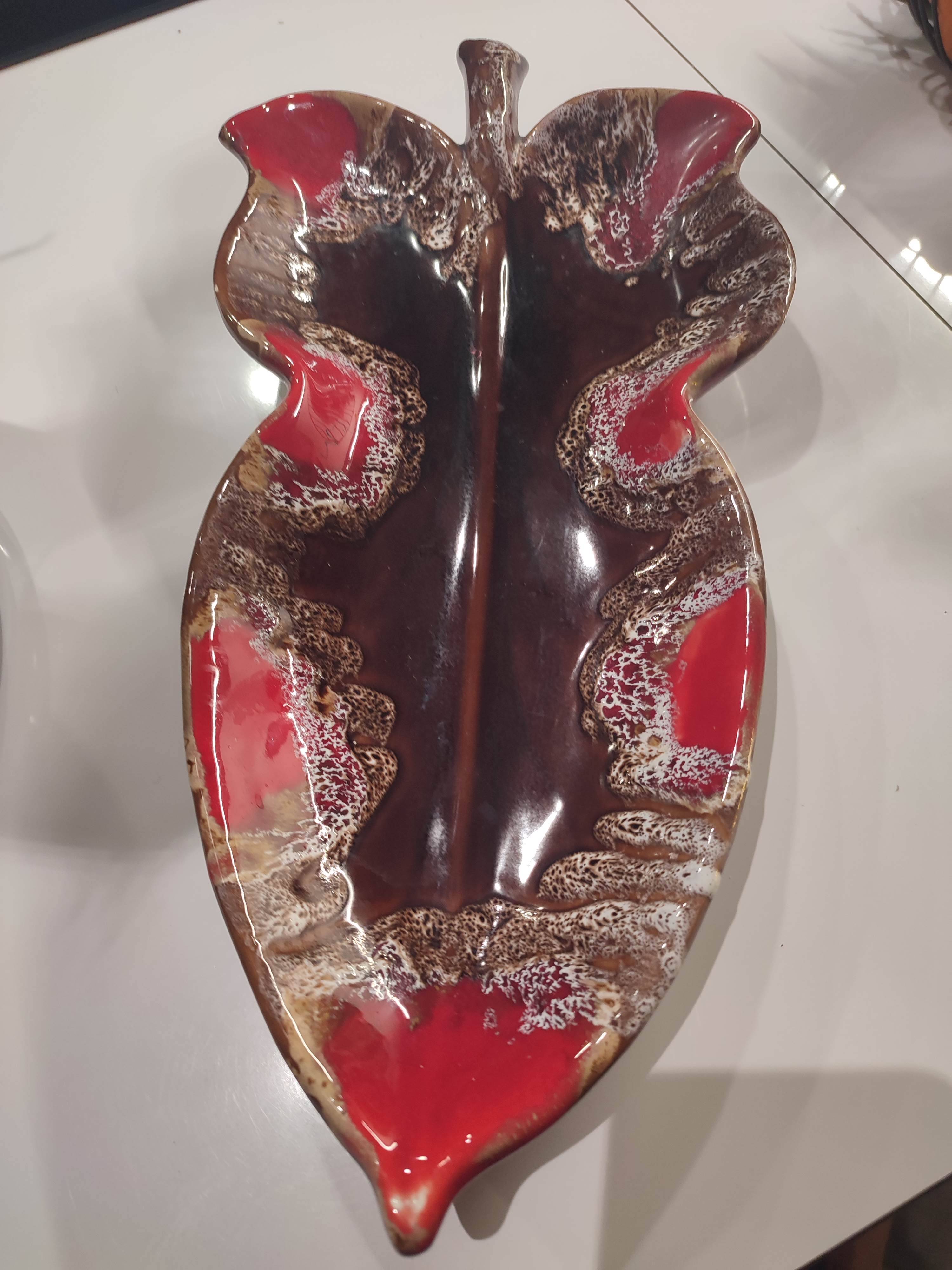 Decorative plate or fruit bowl in Vallauris ceramic