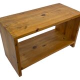 Vintage side table Ate van Apeldoorn Pine wood 1970s Dutch Design