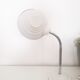 Vintage desk lamp - white lacquered metal - 1980