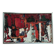 Original Swedish Oil On Canvas – “Cityscape In Red” By Holger Oijens (1907–2004) – Signed – Vintage & Framed