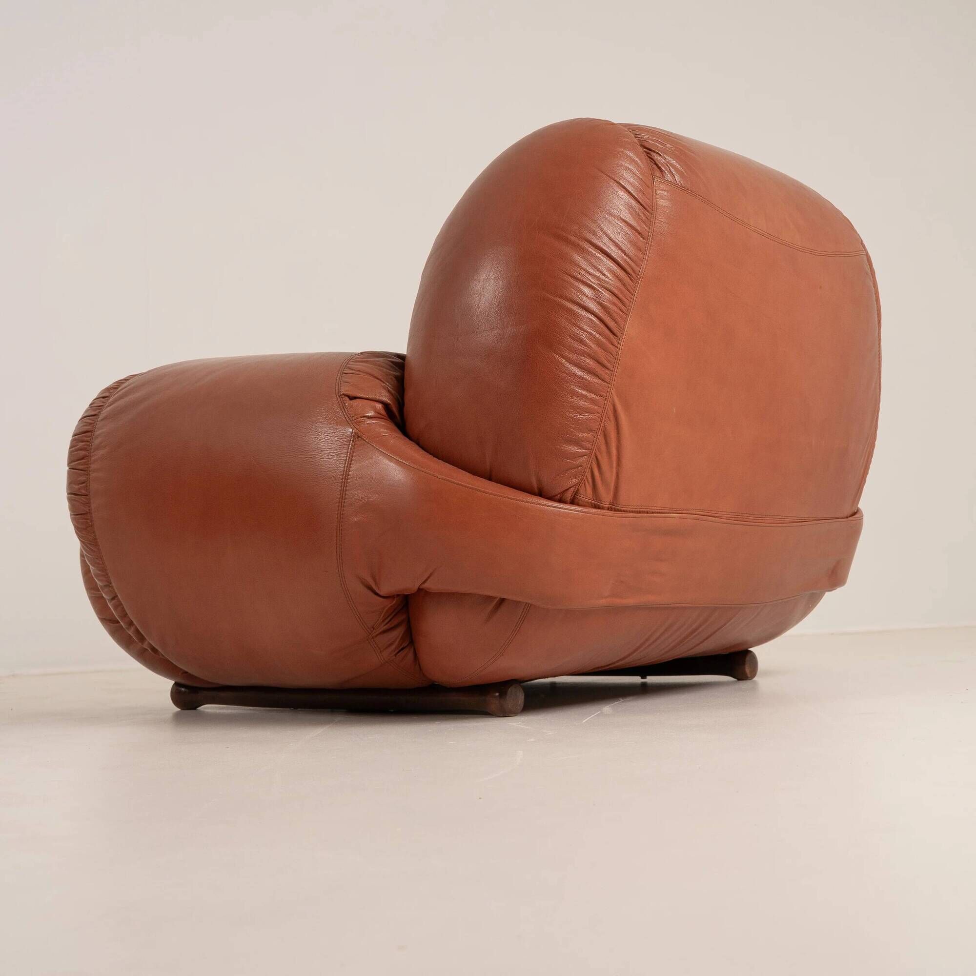 Italian Leather Lounge Chair