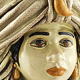 Vase couronne beige femme