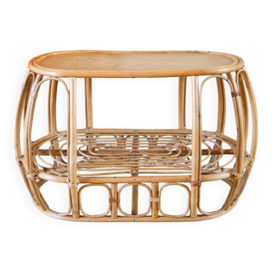 Table basse ovale en