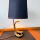Cobra sculptural lamp in brass – Vintage French work, circa 19