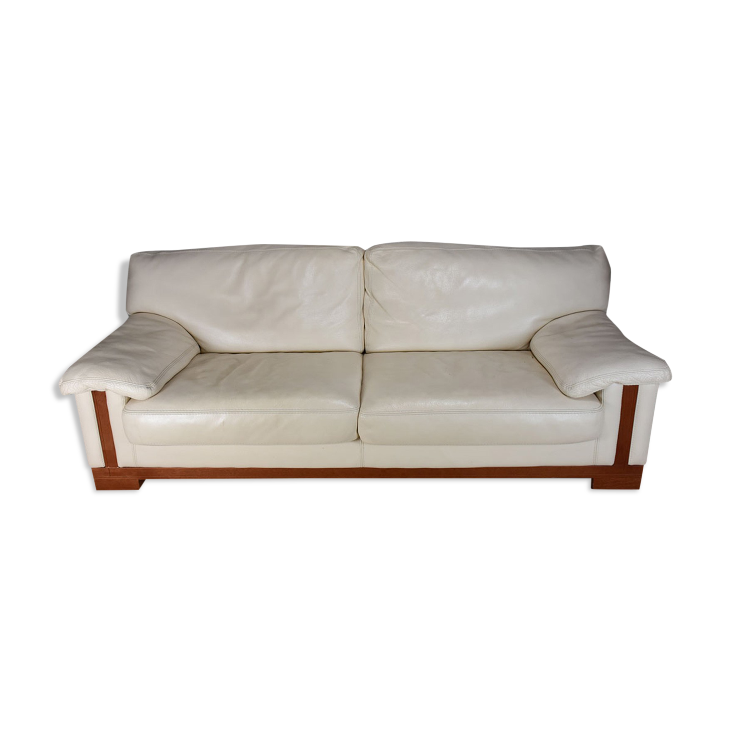 Roche white leather sofa - Bobois