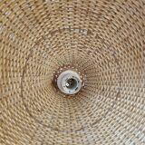 Rattan flower ceiling lamp, 1980