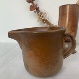 Ensemble de 2 mugs et crémier grès vintage