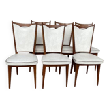 Set of 6 Scandinavian design chairs