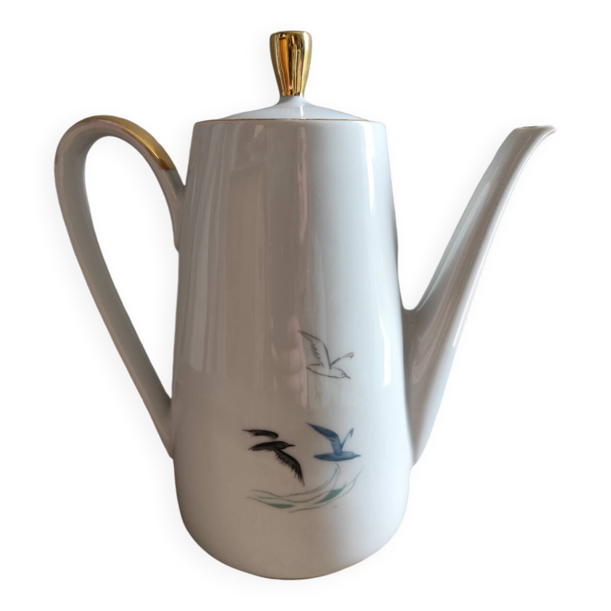 Porcelain coffee pot