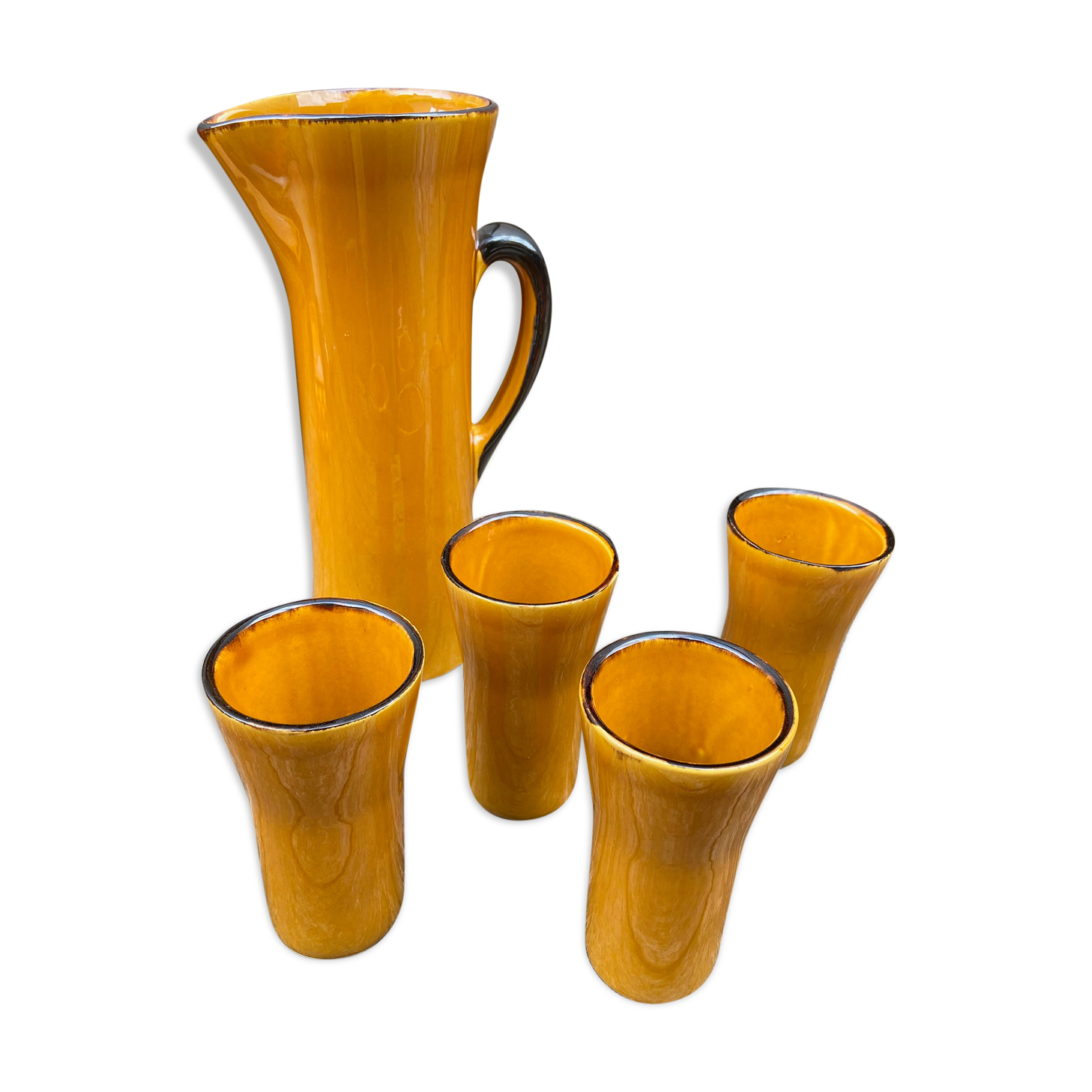 Ceramic orangeade service