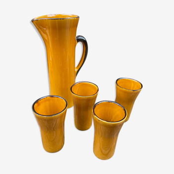 Ceramic orangeade service