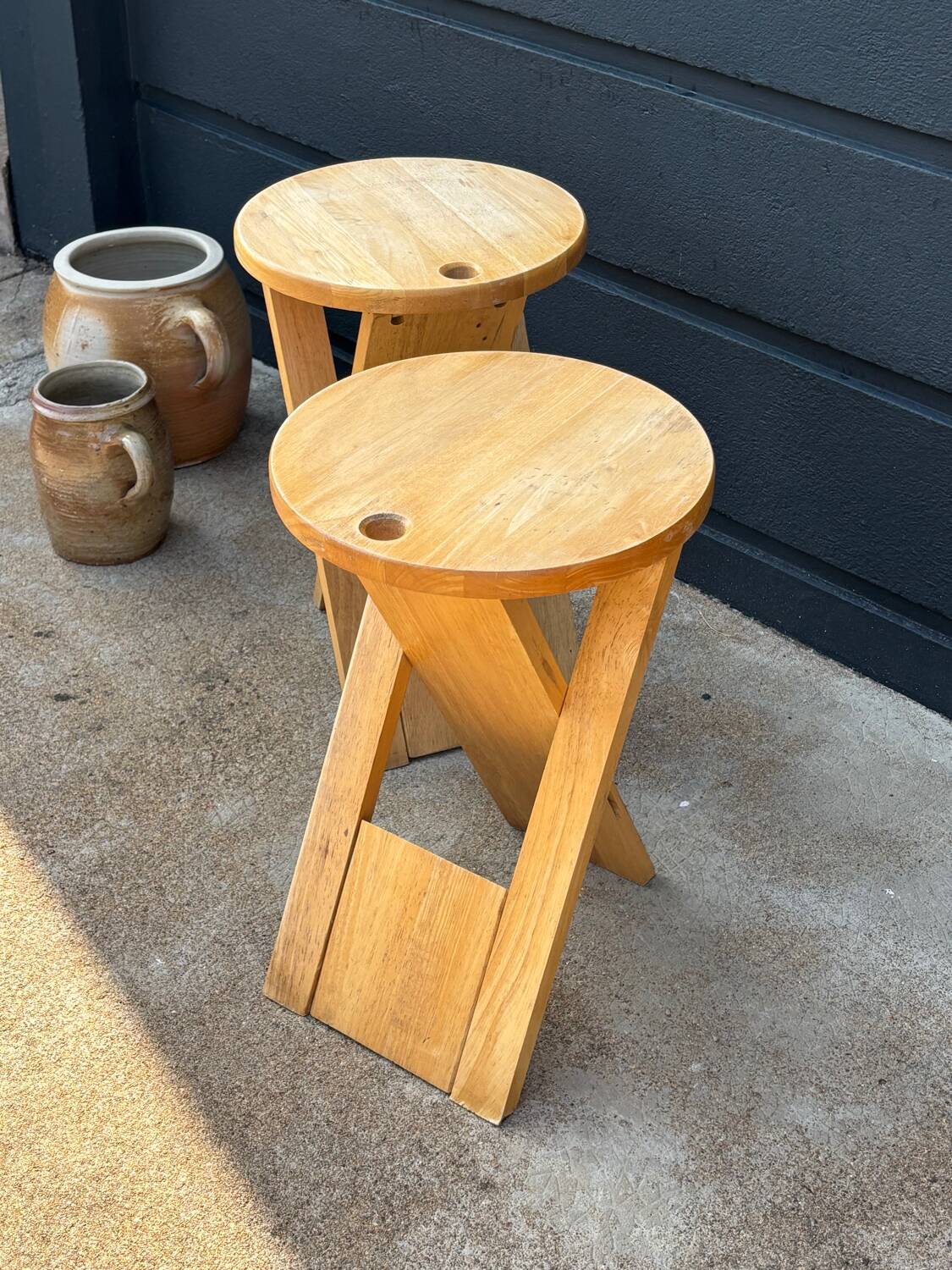 Designer folding stool 70