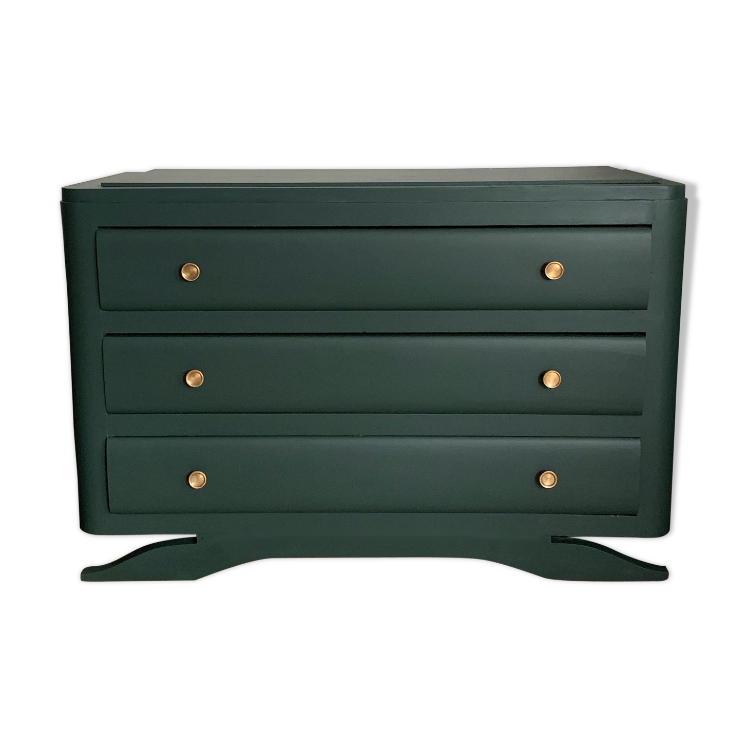 Chest of drawers vintage in green