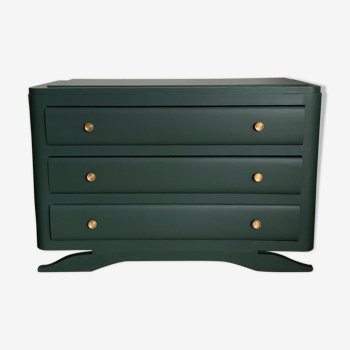 Chest of drawers vintage in green