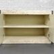 Vintage stone and brass marquetry sideboard, 1980s