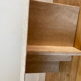 Italian travertine coffee table