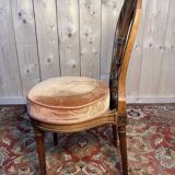 Set of 6 Louis XVI oak “Montgolfière” chairs