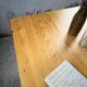 Square modernist table made of solid pine from the 1950s.