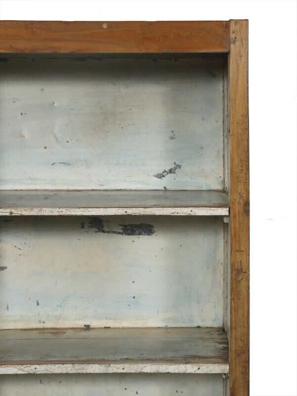 Floor library 4 tablets wood old teak piece of origin india 77x36x165cm