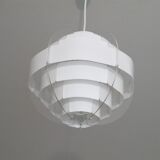 Danish hanging lamp in plexiglas of Brylle and Jacobsen 1970