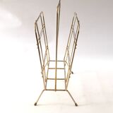 Porte revue métal doré