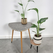 Black and white vintage coffee table