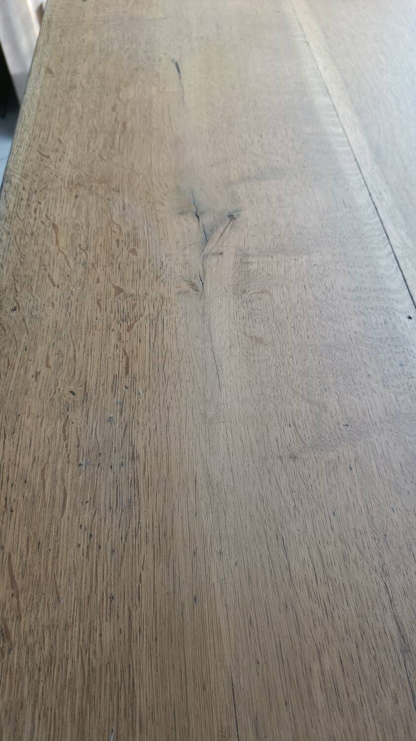 Table de ferme pieds tournés