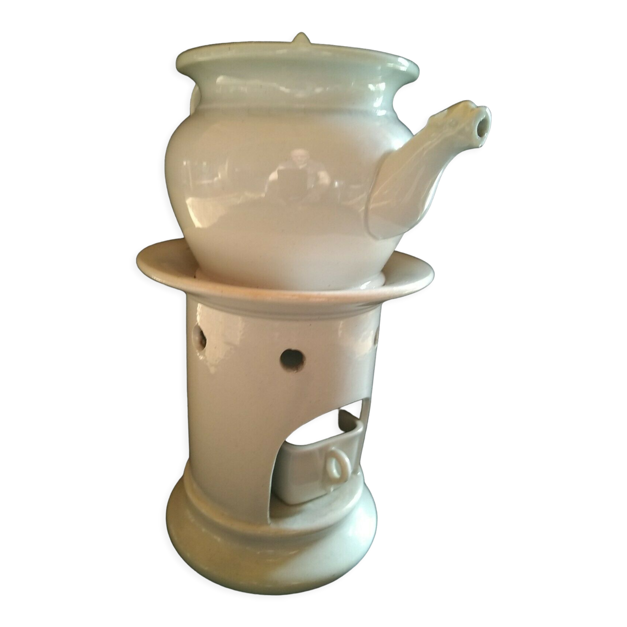 Tisanière in Gien earthenware