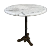 Table bistrot marbre pour Bérengère Pro