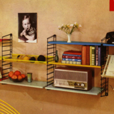 Tomado shelf with 3 trays