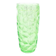 Okulus vase, mid-century modern, turquoise glass, Ząbkowice, Poland, 1970s