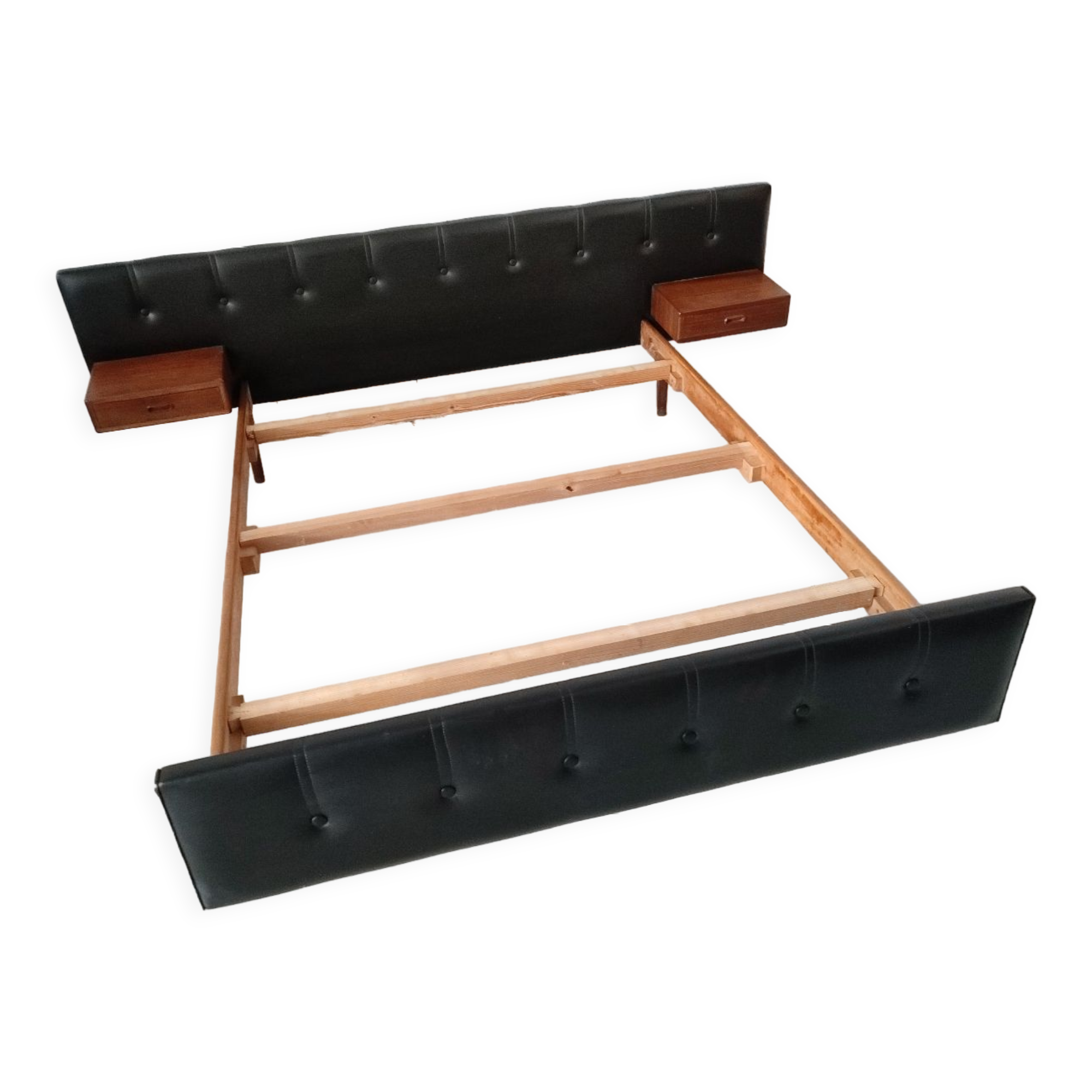 Scandinavian rosewood bed