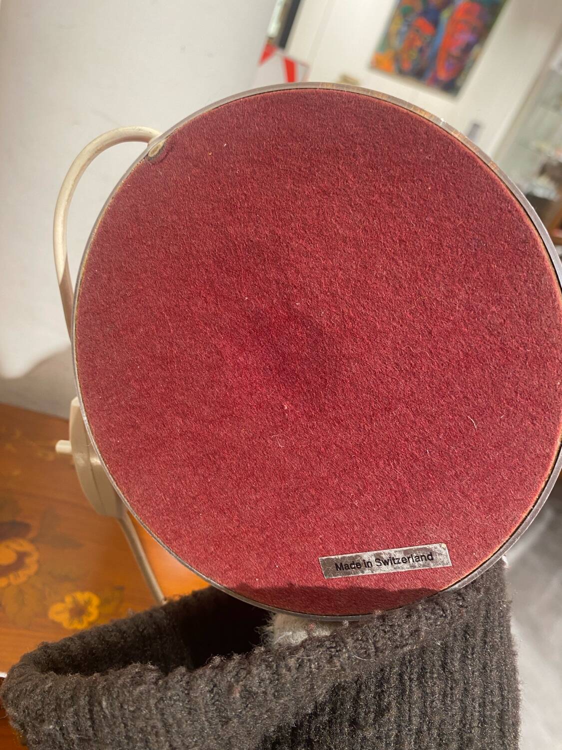 Two table lamps from the Swiss manufacturer Temde based on a design by E.