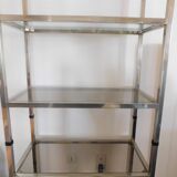 Glass bookcase shelf