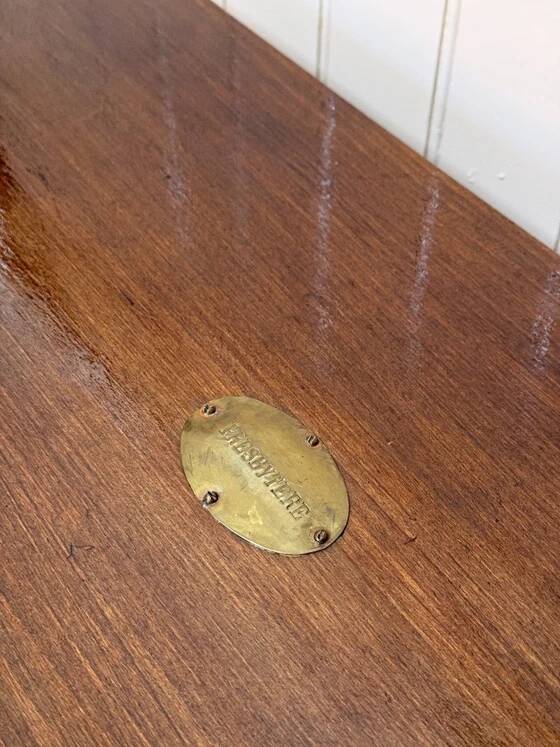 Old wooden chest from a rectory.
