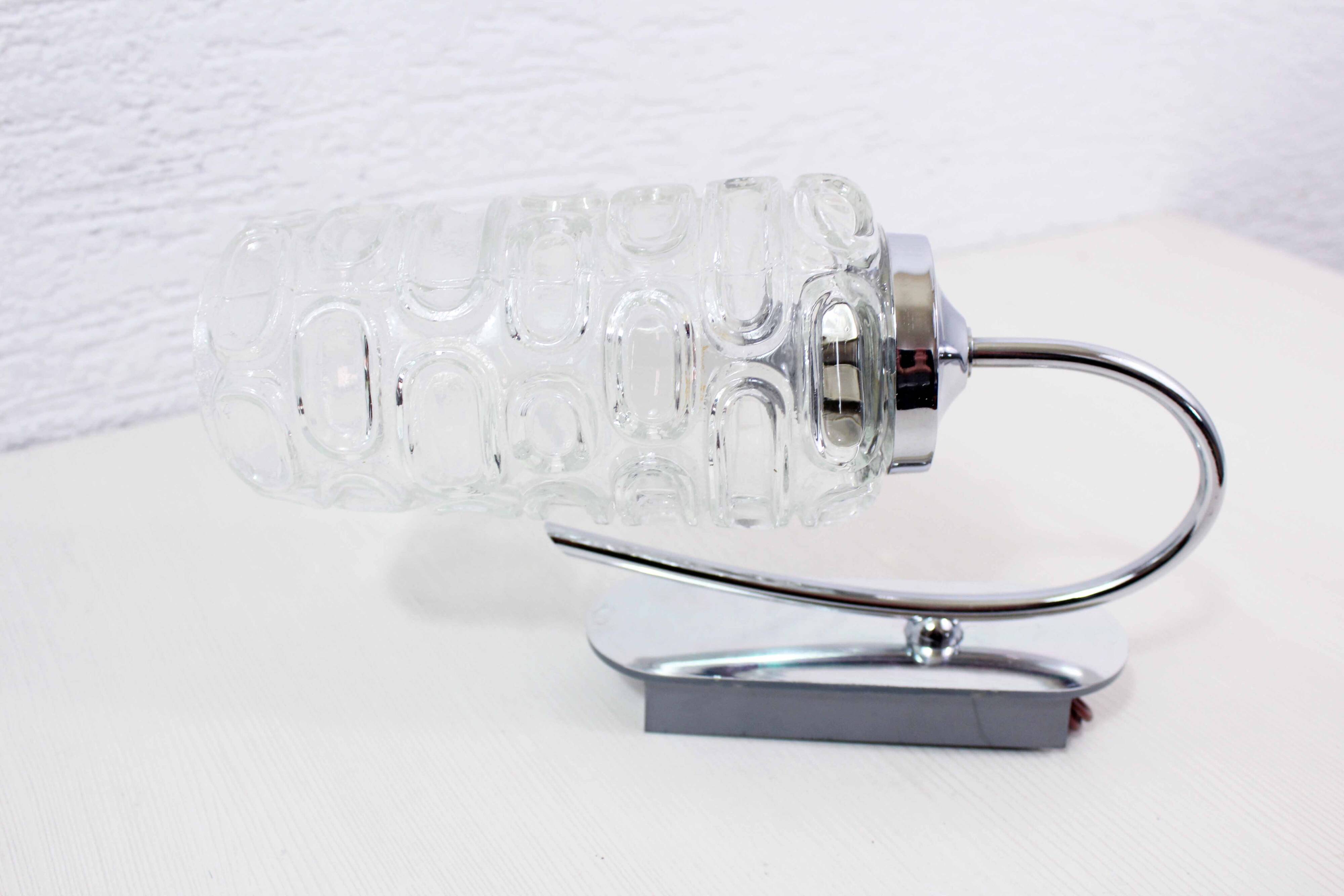 Vintage glass wall lamp