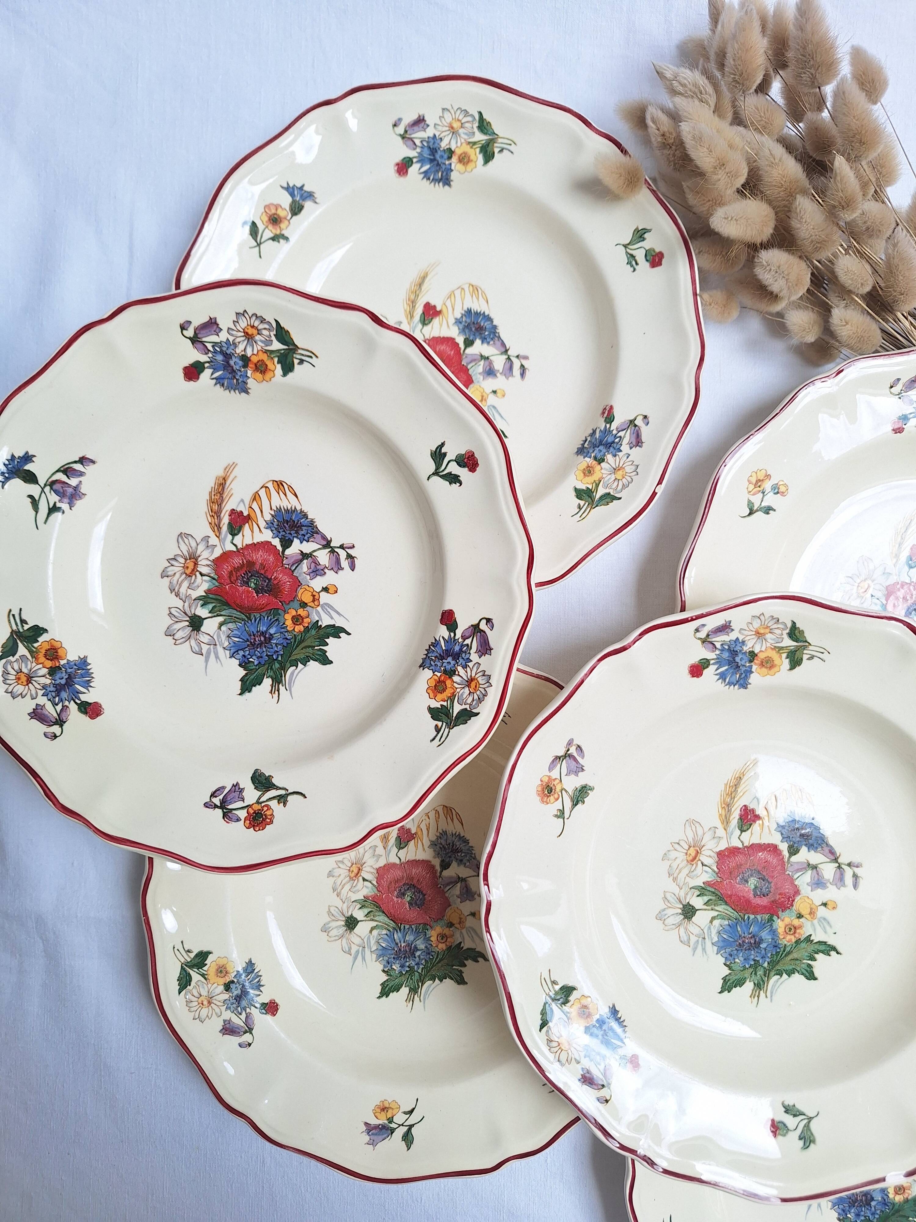 Sarreguemines Agreste soup plates