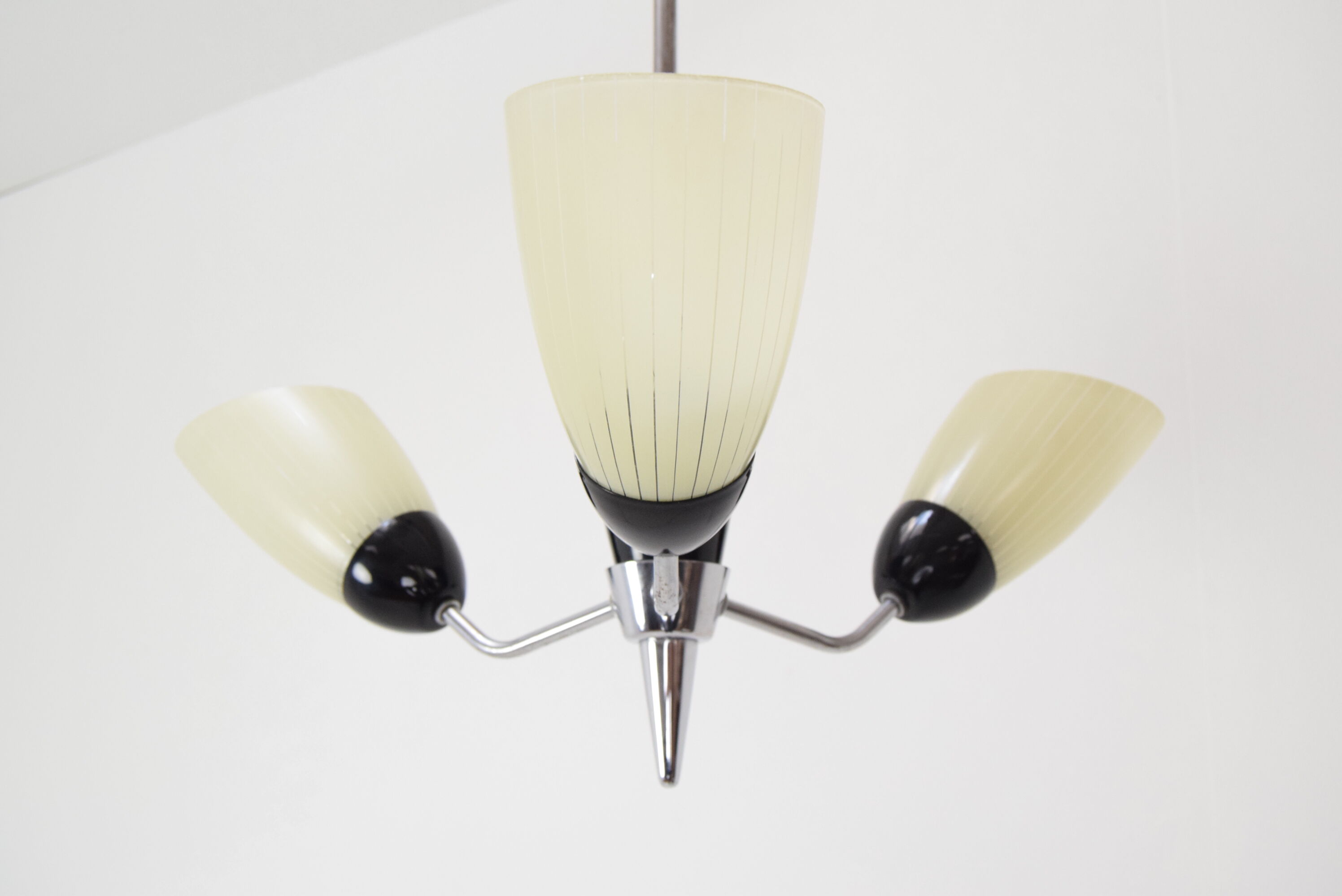 Mid-century Chandelier by Drukov,1960's.
