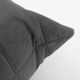 Togo lounge chair and pouf in black fabric by Michel Ducaroy for Ligne Roset, 1973, set of 2