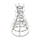 Door bottle hedgehog in zinc (former rack)