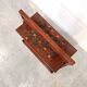 Chinese wedding chest, lacquered wood, hand-painted decoration