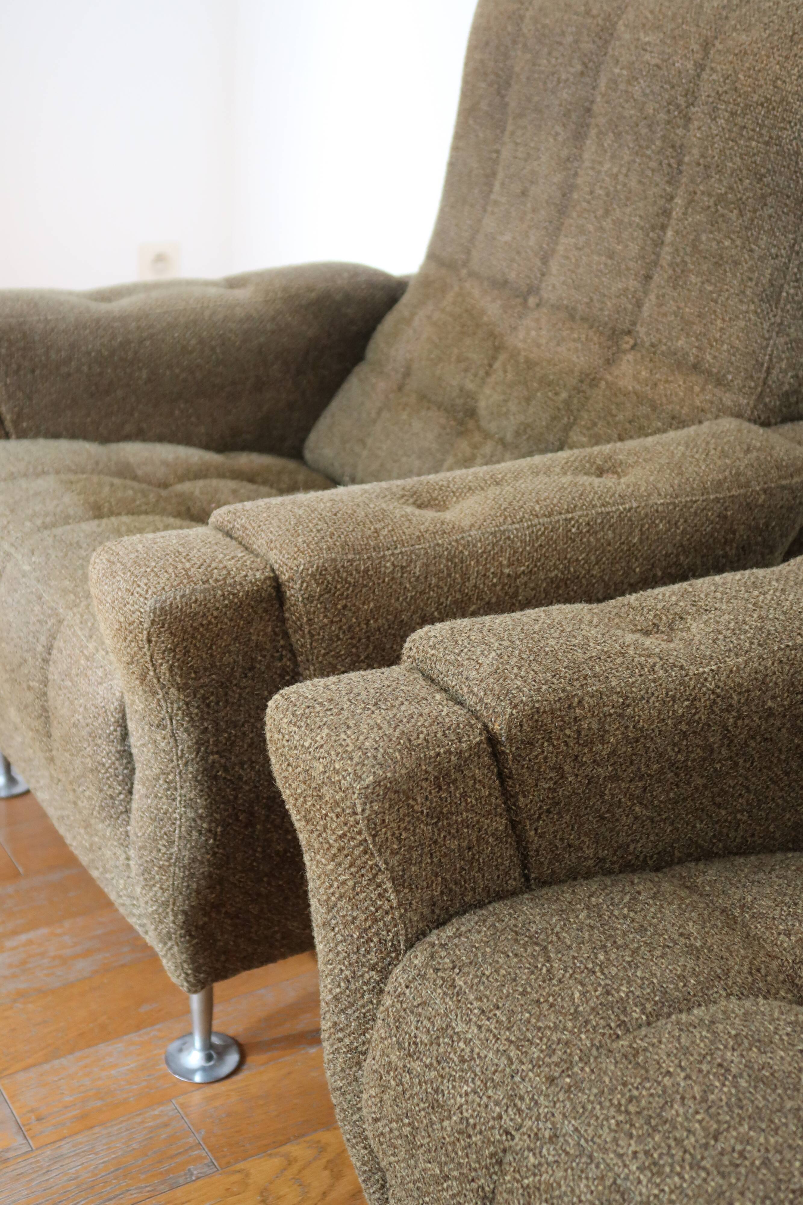 Pair of art deco armchairs