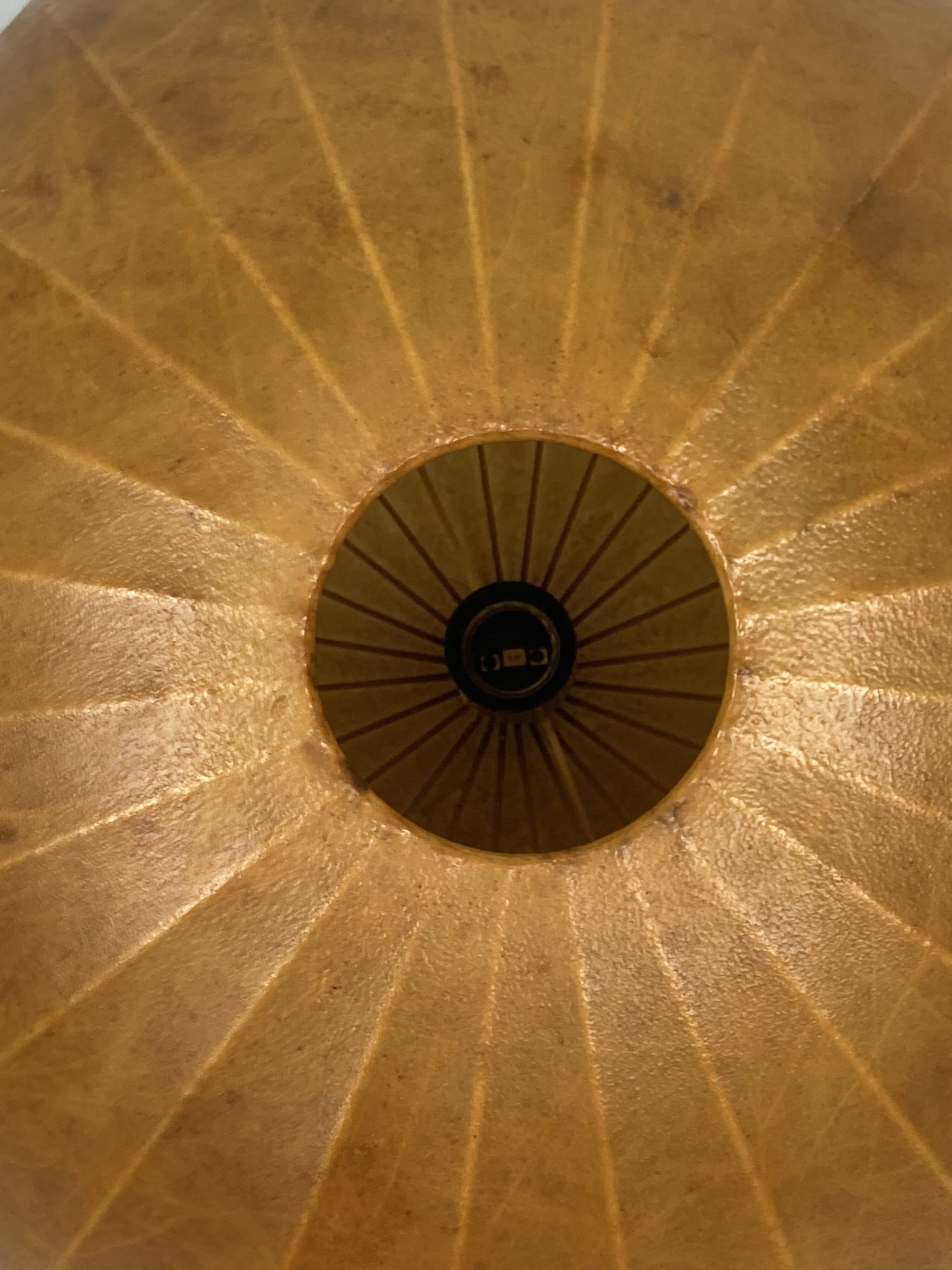 Suspension vintage cocon de l'ère spatiale, Italie 1960