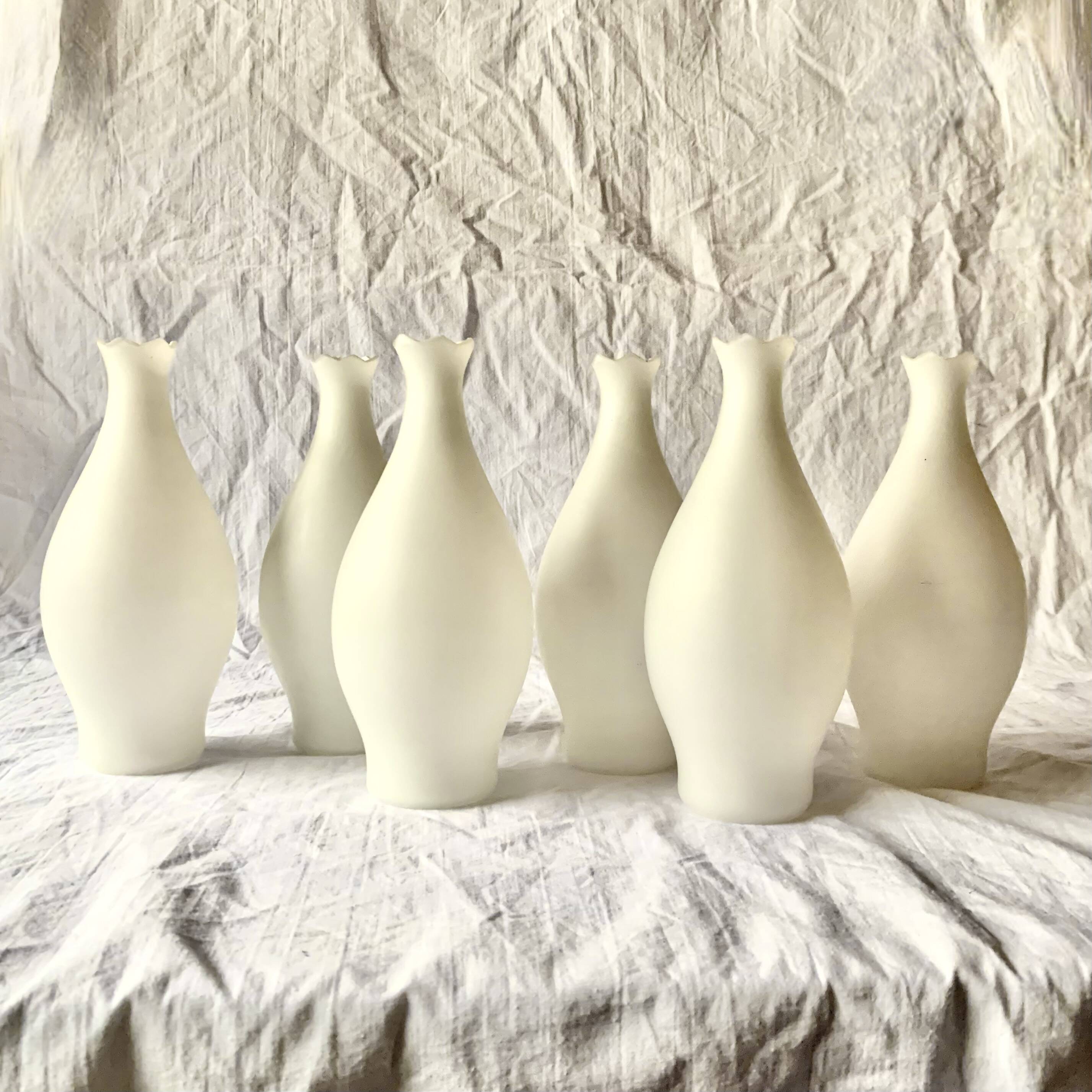 Vintage chandelier in black metal and brass - 6 branches