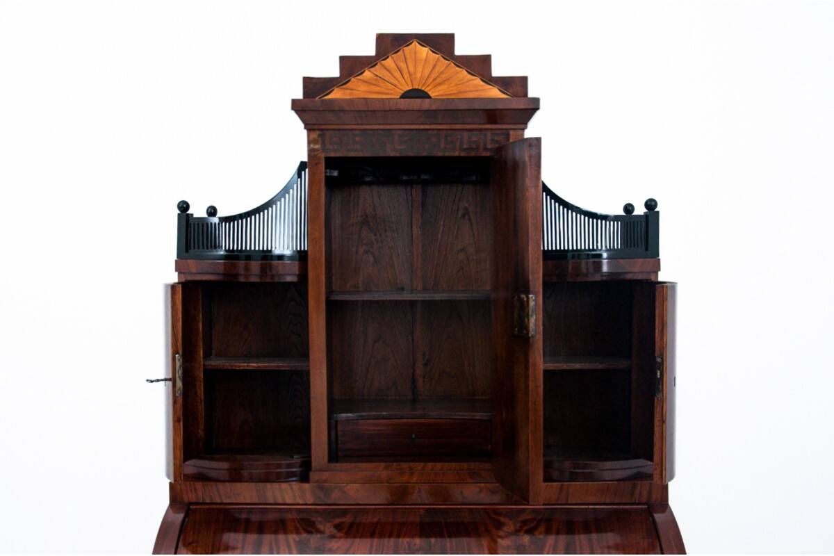 Biedermeier secretary, Northern Europe, mid 19th century.
